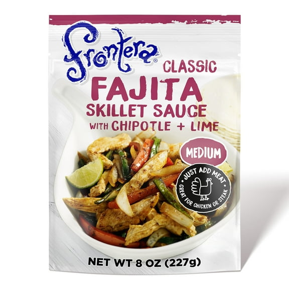 Frontera Medium Classic Fajita Skillet Sauce with Chipotle and Lime, 8 oz