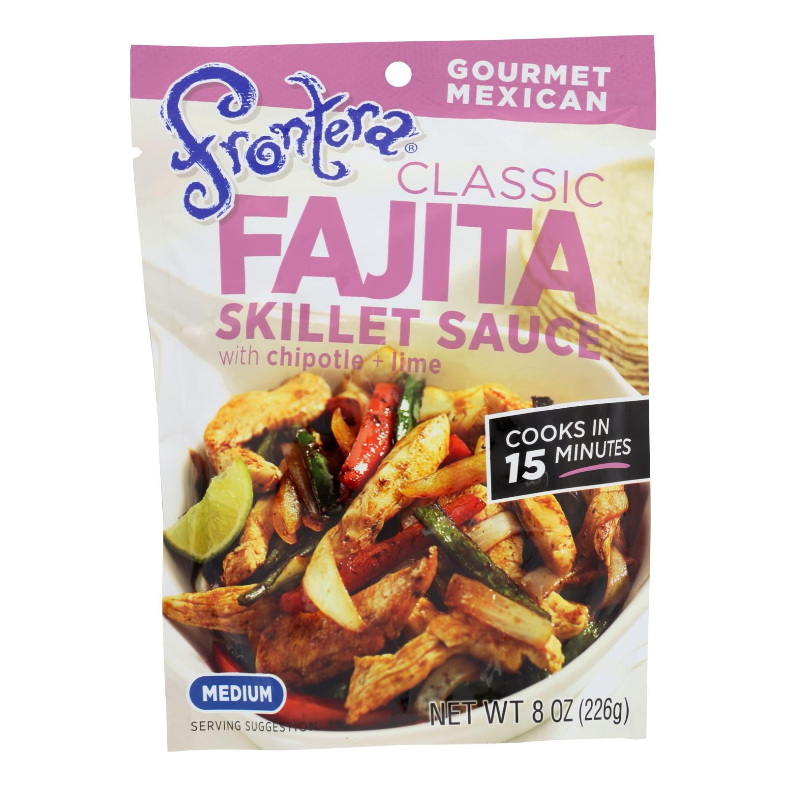 Frontera Foods - Classic Fajita Skillet Sauce - Classic Fajita - Case of 6 - 8 oz.