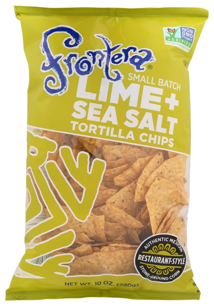 Frontera Foods Lime And Sea Salt Tortilla Chips, 10 Oz.