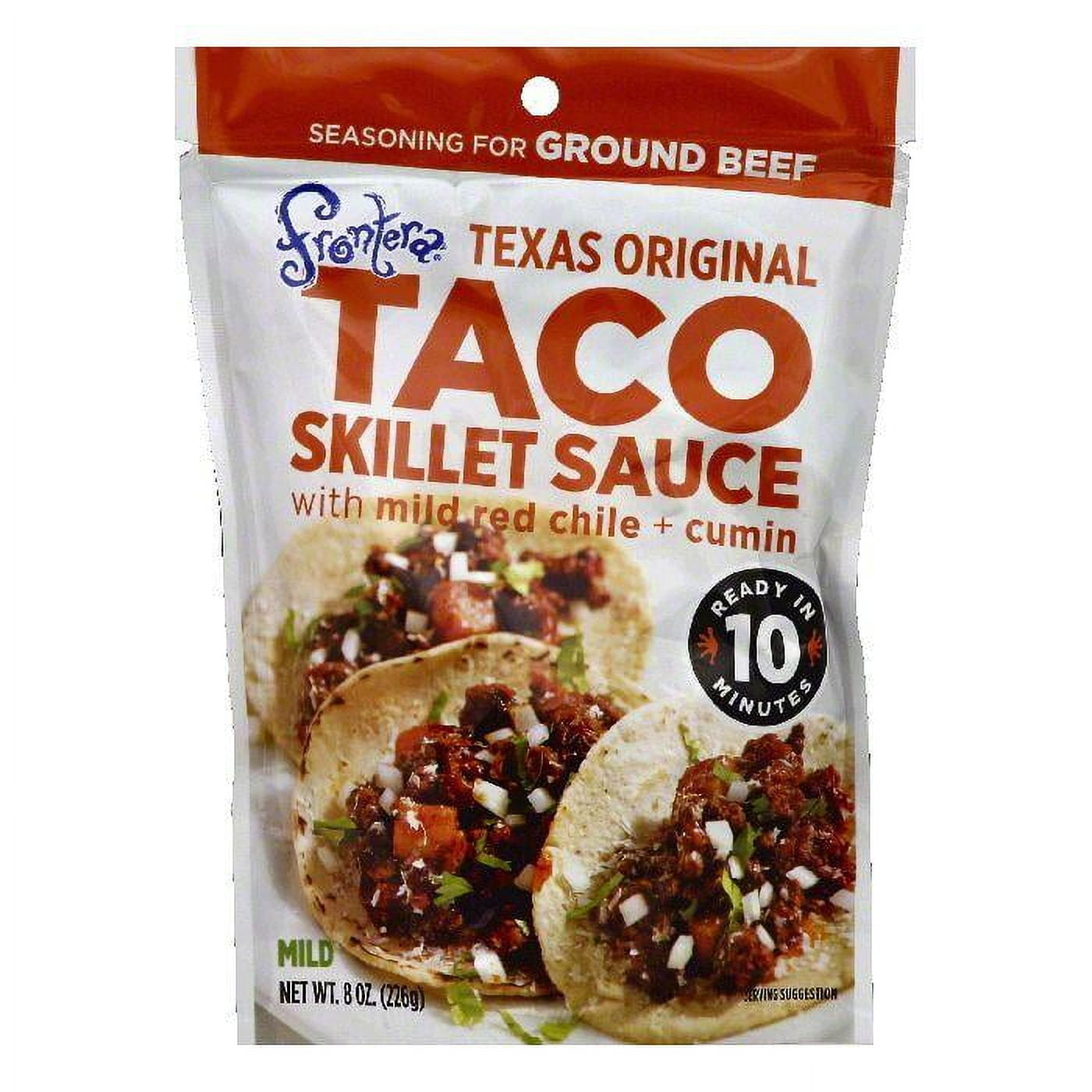 Frontera Mild Texas Original Taco Skillet Sauce, 8 OZ (Pack of 6