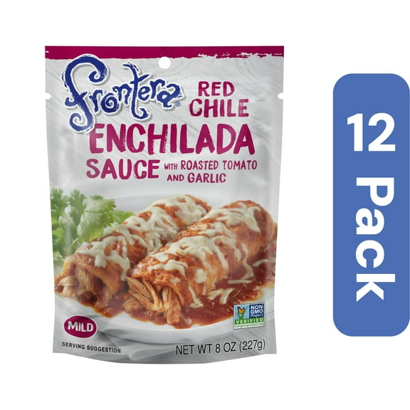 Frontera Snacking Pouch Enchilada Sauce Red Chili 8 oz (Pack of 12)
