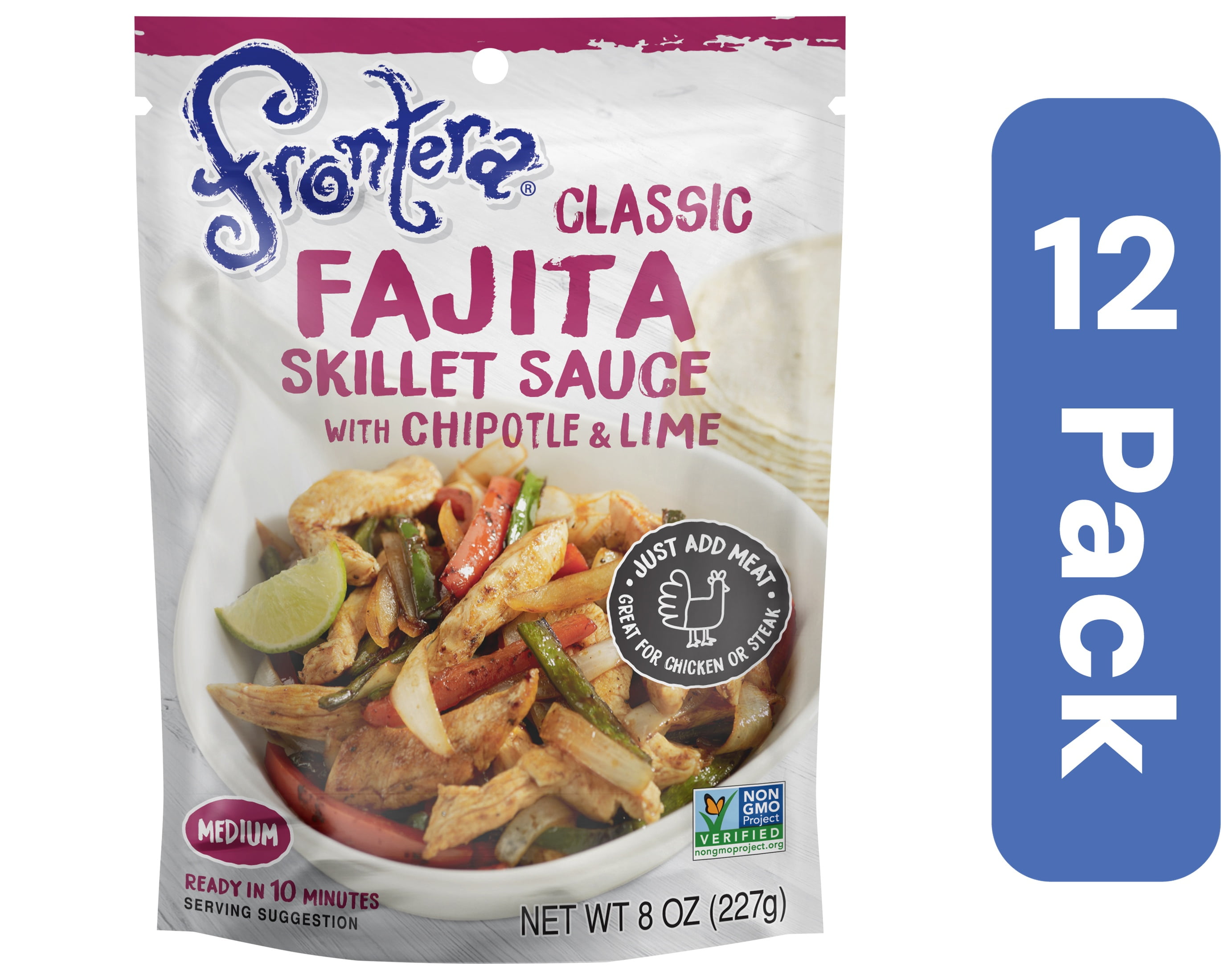 (Pack Of 12) Frontera Snacking Pouch Fajita Skillet 8 Oz