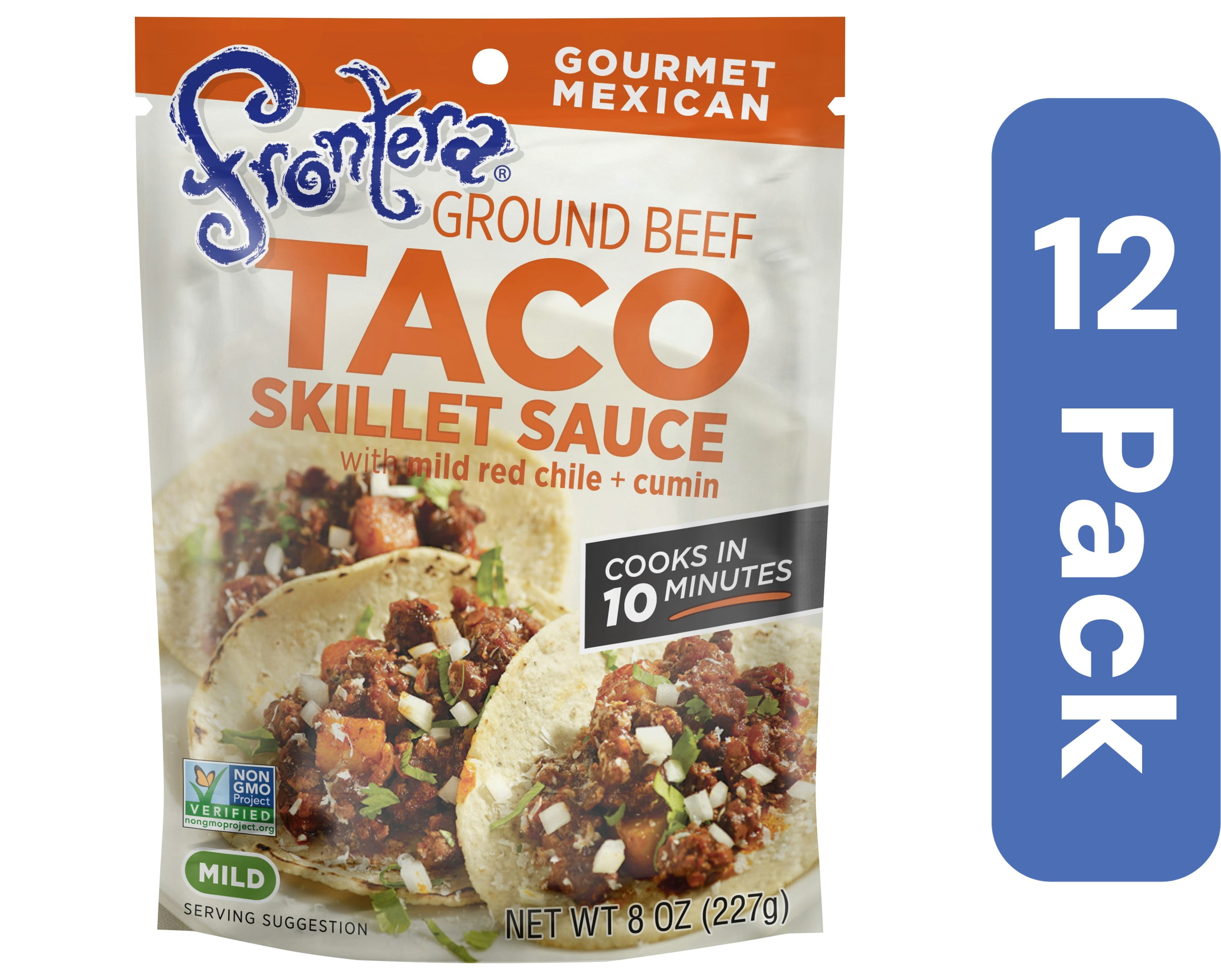 Frontera Snacking Pouch Taco Red Chili 8 oz (Pack of 12)