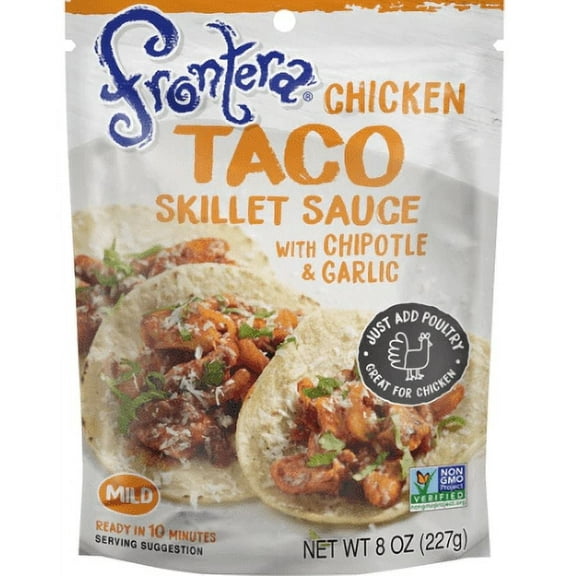 Frontera Taco Skillet Sauce Seasoning for Chicken New Mexico Medium 8 oz Pack of 4