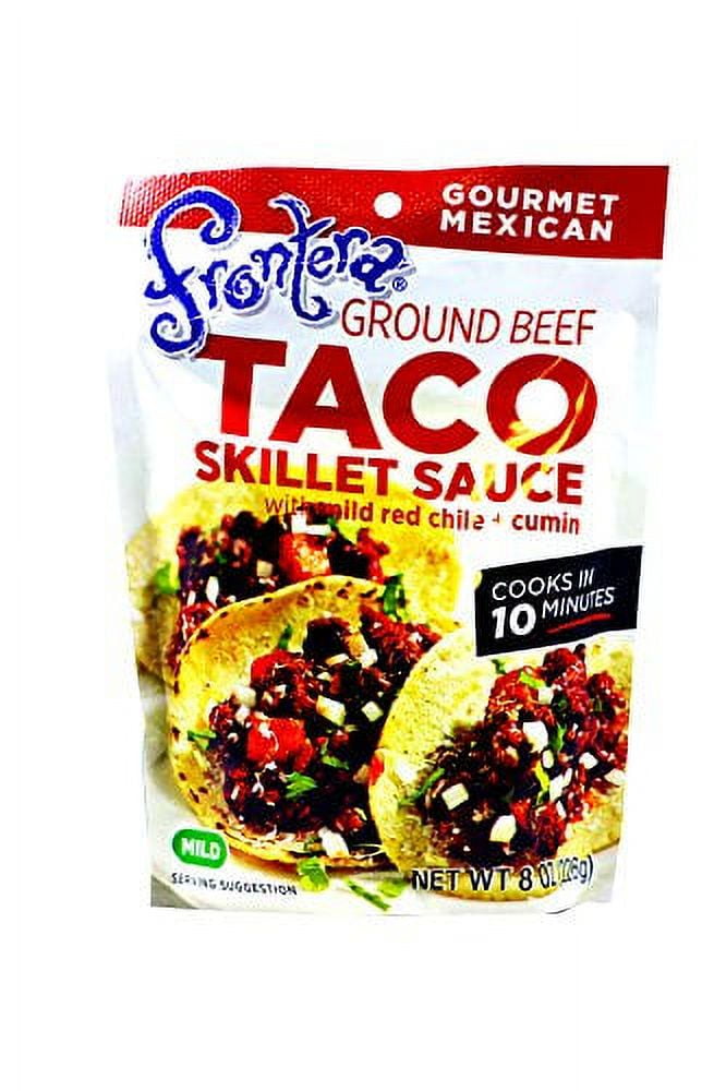 Frontera Taco Skillet Sauce with Mild Red Chile + Cumin, 8 oz, (Pack of