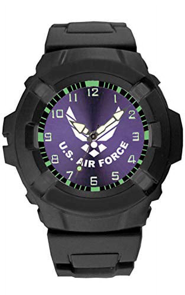 Frontier 24D Aquaforce Combat Black Strap Analog Watch with Voilet Dial ...