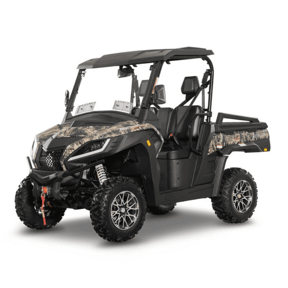 Frontier 550 Utility UTV Side by Side, 499cc 34 HP EFI Gas Powered, On-Demand 4x4, Turf Mode, 3,500 lb Winch, Camo