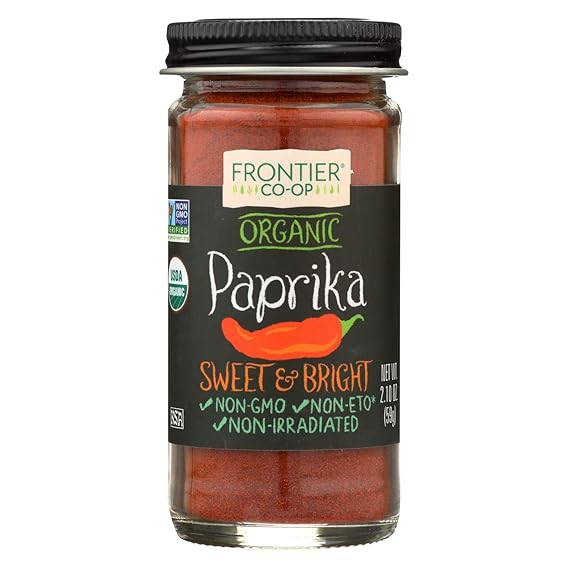 Frontier CoOp Organic Paprika 2.1 oz Pack of 2