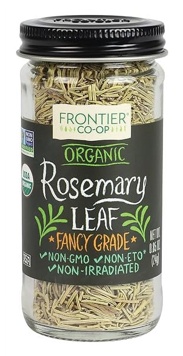 Frontier CoOp Organic Rosemary Leaf Whole 0.85 oz Pack of 3