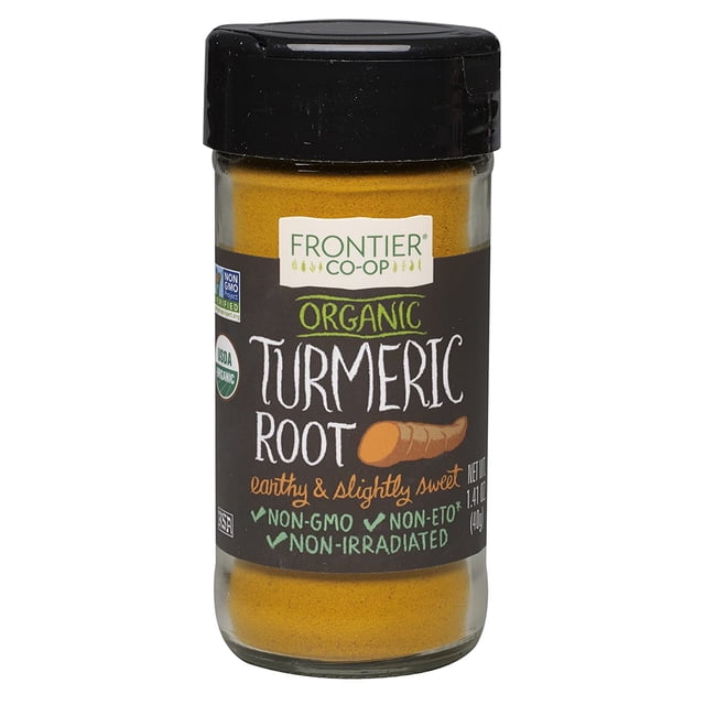 Frontier Co-Op Organic Turmeric Root Ground 1.41 oz - Walmart.com