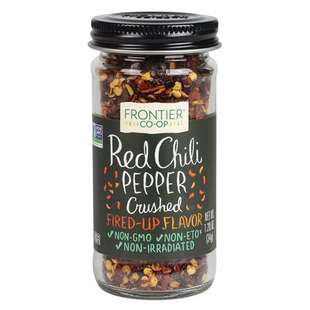 Frontier Co-Op Red Chili Peppers Crushed 1.2 oz Pack of 3