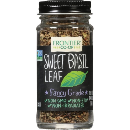 Frontier CoOp Sweet Basil Leaf Flakes 0.48 oz