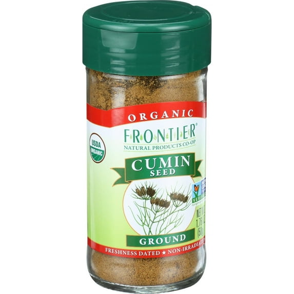 Frontier Co-op Cumin Seed Ground Certified Organic, 1.76 oz.