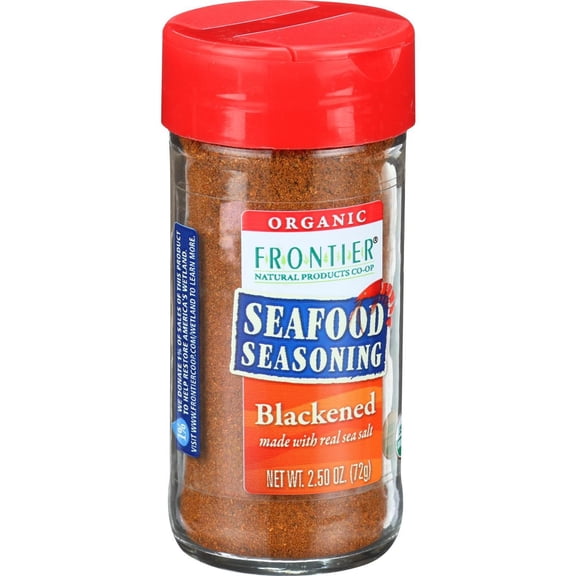 Frontier Co-op 19488 Organic Blackened Seafood Seasoning 2.50 oz.