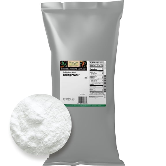 Frontier Co-op Baking Powder, No Aluminum Added, 5 lb Bag