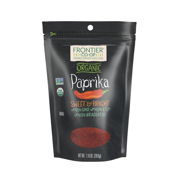 Frontier Co-op Certified Organic Paprika, Ground, 7.16 oz. Bag