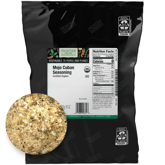 Frontier Co-op Certified Organic Mojo Cuban Seasoning, 16 oz