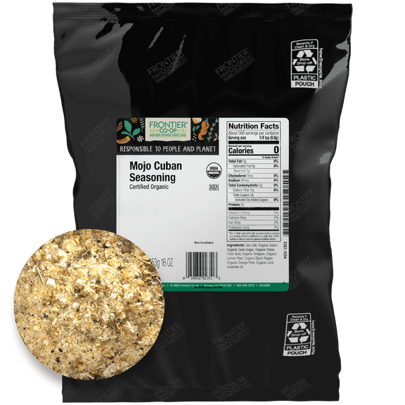 Frontier Co-op Certified Organic Mojo Cuban Seasoning, 16 oz