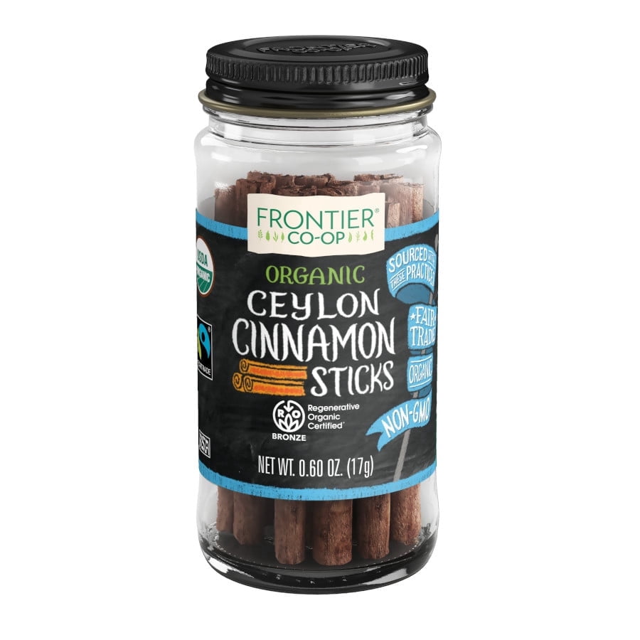 Frontier Co-op Ceylon Cinnamon Sticks, Regenerative Organic Certified®, 0.60 oz.