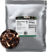 Frontier Co-op Cut & Sifted Certified Organic Hibiscus Flowers, 16 oz