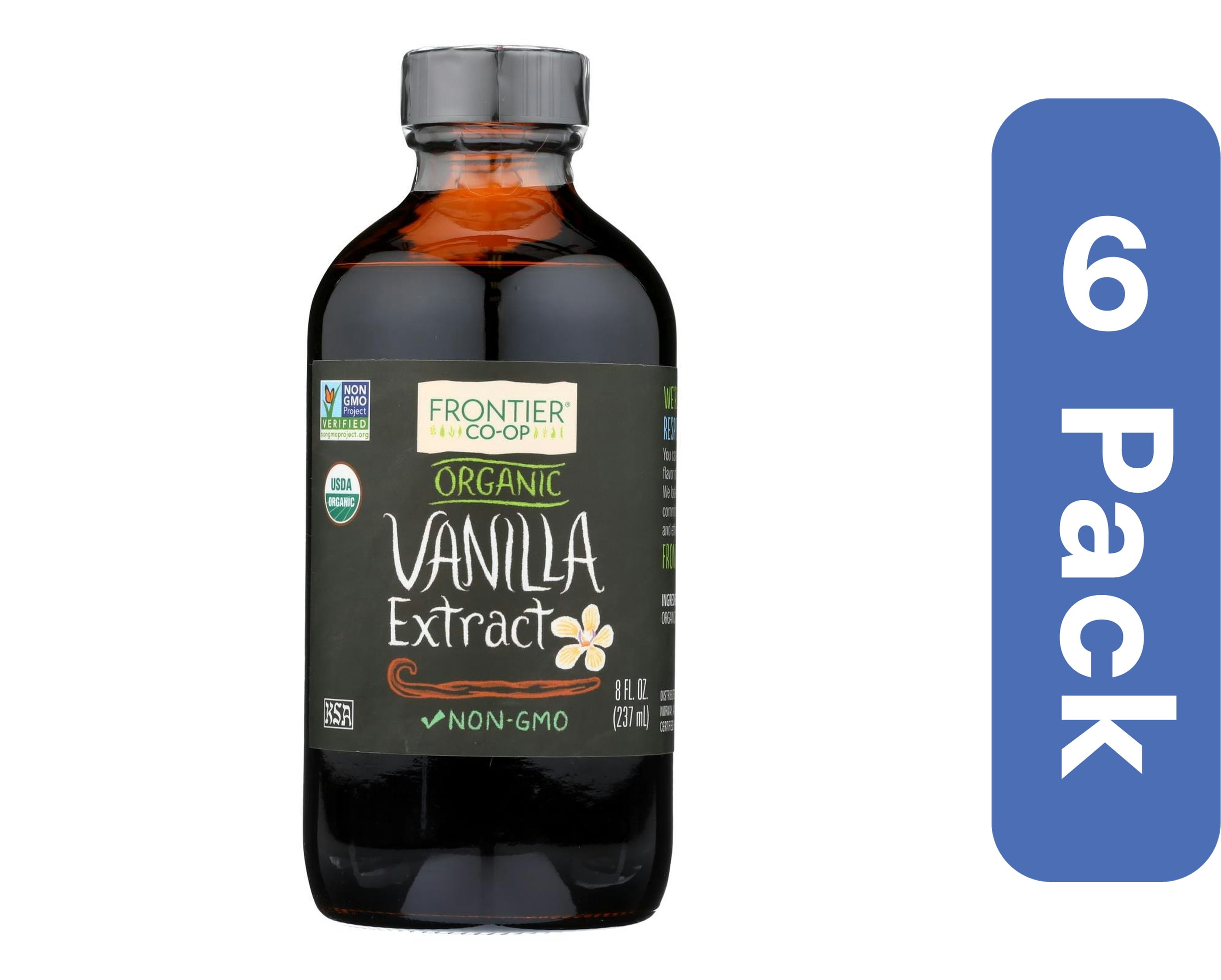 Frontier Co op Herb Vanilla Extract Organic (Pack of 6)