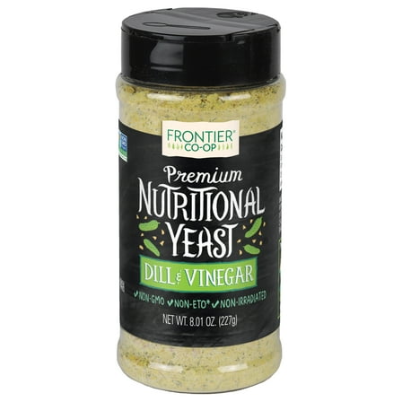 Frontier Co-op Nutritional Yeast, Dill & Vinegar Blend, 8.01 oz