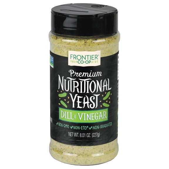 Frontier Co-op Nutritional Yeast, Dill & Vinegar Blend, 8.01 oz