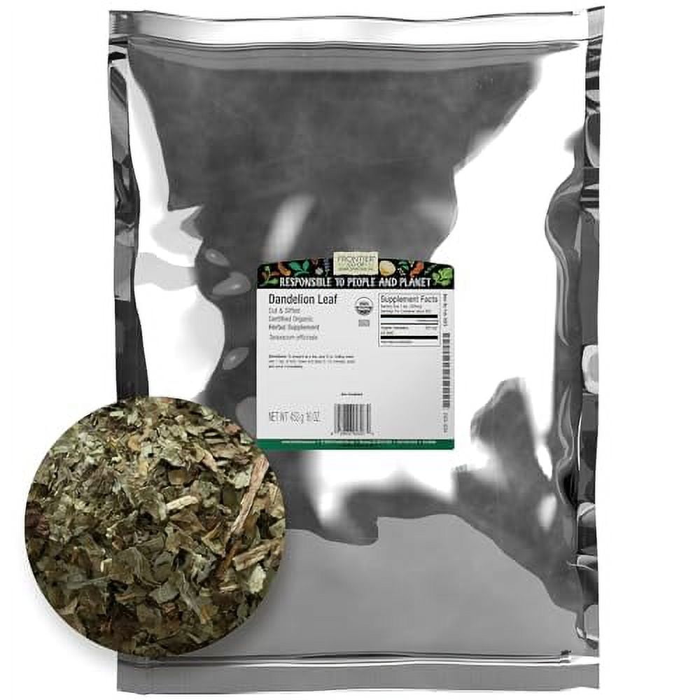 Frontier Coop Organic Cut & Sifted Dandelion Leaf 1lb Dried for