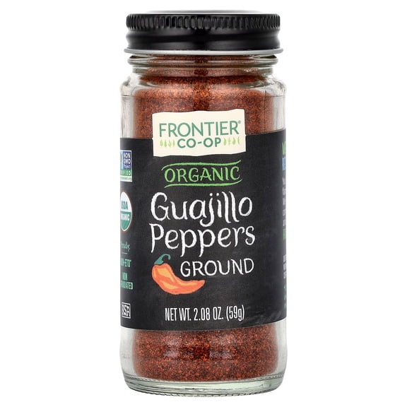 Frontier Co-op Organic Guajillo Peppers Ground, 2.08 oz (59 g)