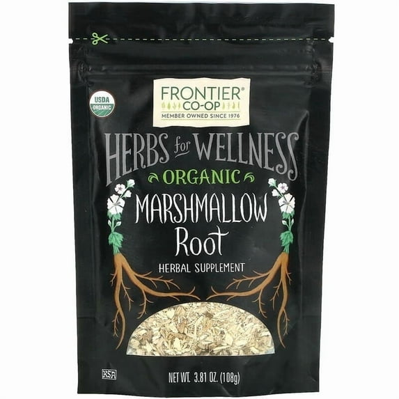 Frontier Co-op, Organic Marshmallow Root, 3.81 oz Pack of 3