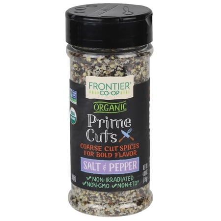 Frontier Co-op, Organic Prime Cuts, Salt & Pepper, 4.09 oz Pack of 3