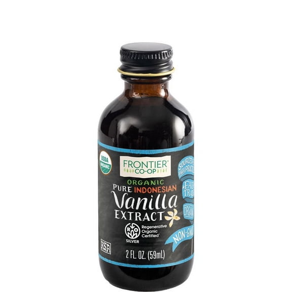 Frontier Co-op Organic Pure Indonesian Vanilla Extract 2 fl oz