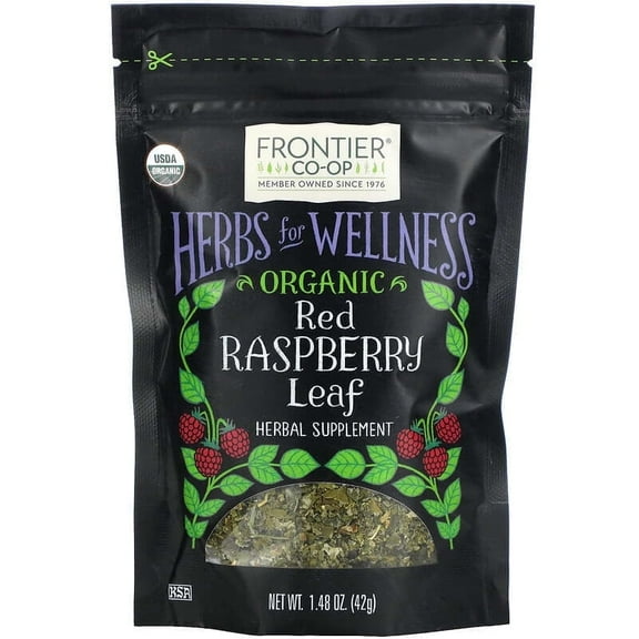 Frontier Co-op, Organic Red Raspberry Leaf, 1.48 oz Pack of 2