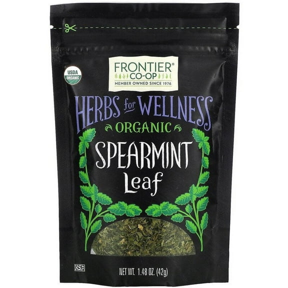 Frontier Co-op, Organic Spearmint Leaf, 1.48 oz Pack of 2