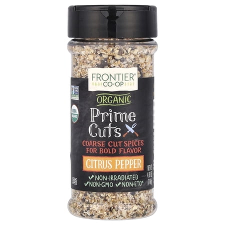 Frontier Co-op Prime Cuts - Citrus Black Pepper Blend, 4.09 oz