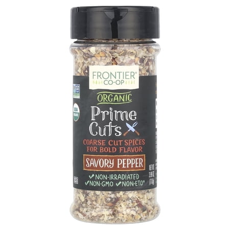 Frontier Co-op Prime Cuts, Savory Black Pepper Blend, 3.99 oz