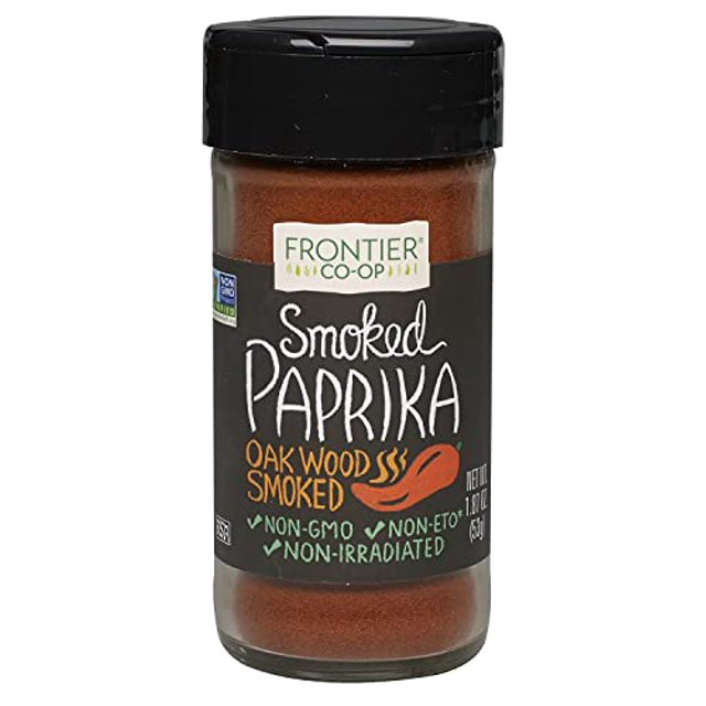 Frontier Coop Smoked Paprika, 1.87 Ounce, Oak Wood Smoked & Ground