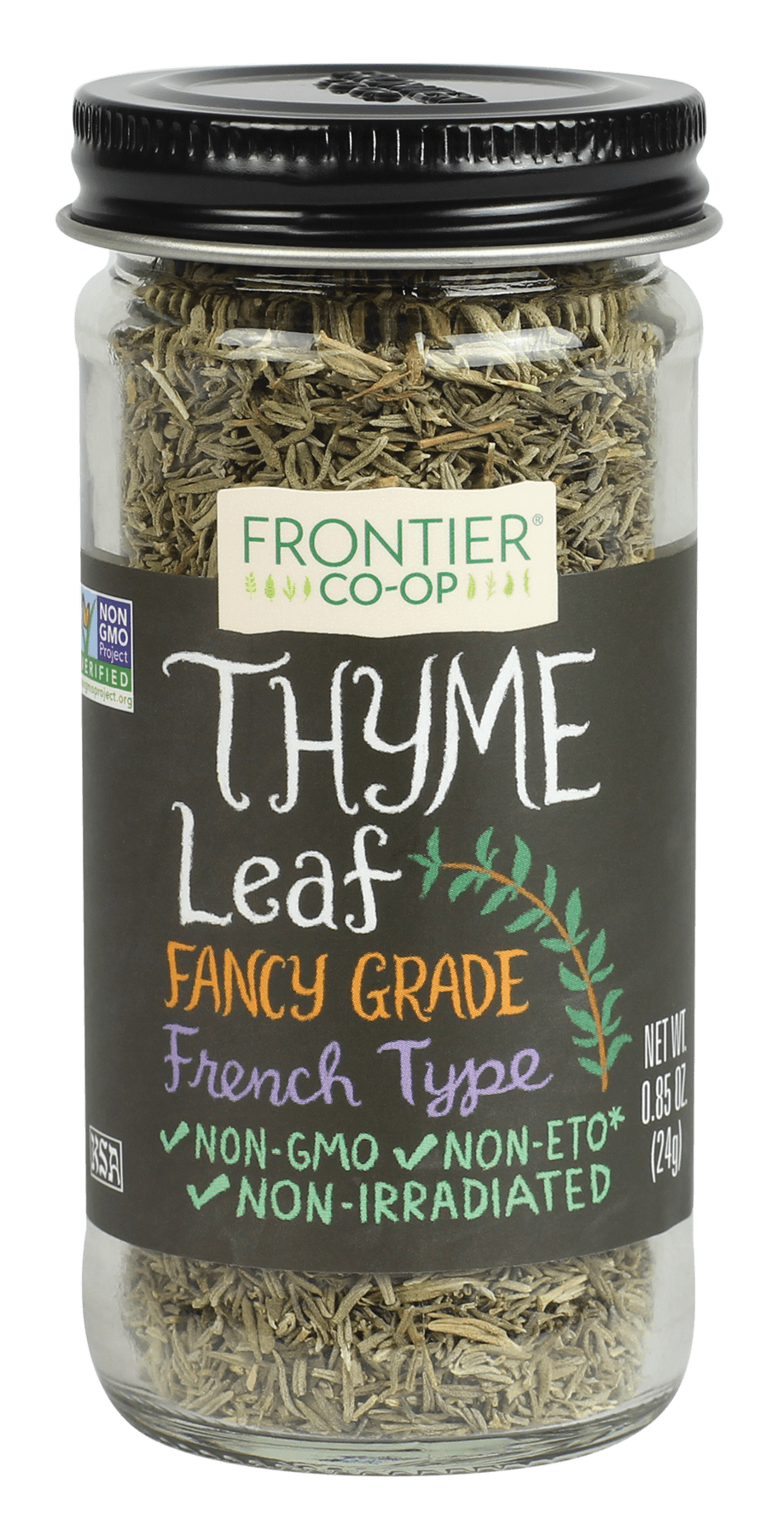 Frontier Coop Thyme Leaf Cut and Sifted 0.85 oz. bottle