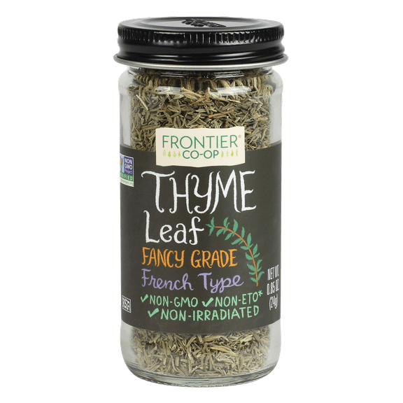 Frontier Co-op Thyme Leaf Cut and Sifted 0.85 oz. bottle