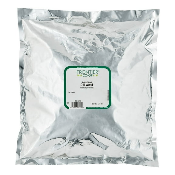 Frontier Herb Dill Weed Organic Cut and Sifted - Single Bulk Item - 1LB