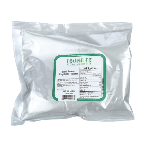 Frontier Frontier Co-op Vegetable-Flavored Broth Powder 1 lb 2006