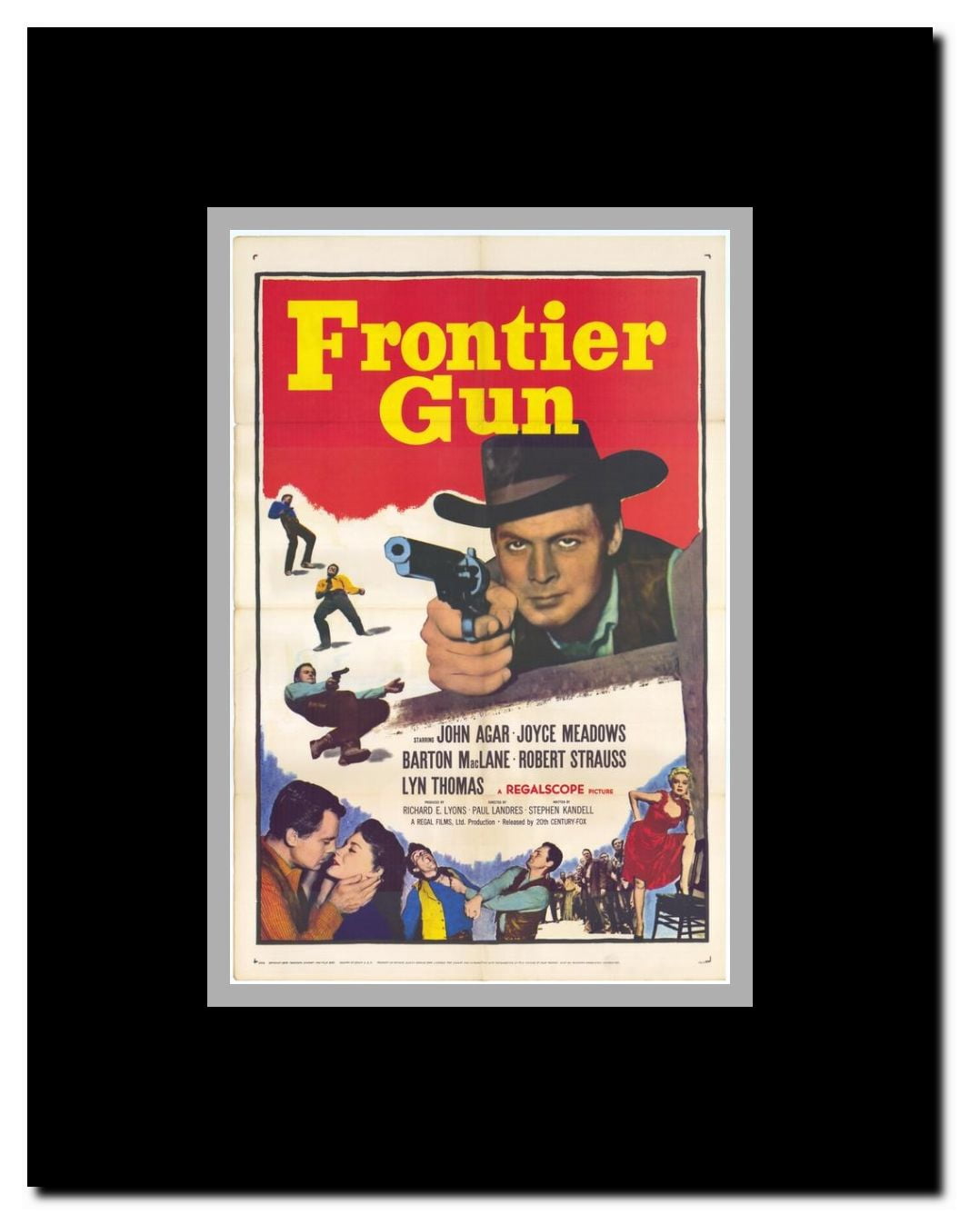Frontier Gun Framed Movie Poster