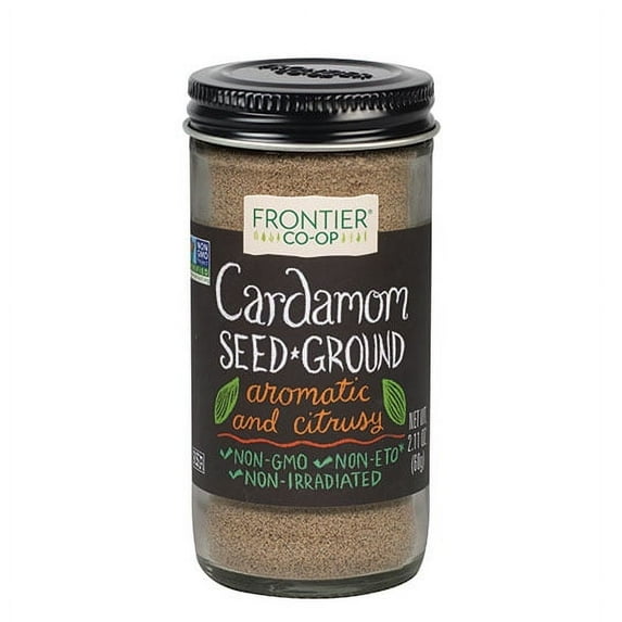 Frontier Co-op Ground Cardamom Seed, 2.11 Oz