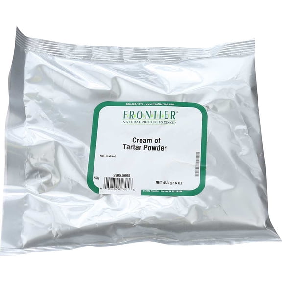 Frontier Herb Cream of Tartar Powder, 16 Ounce