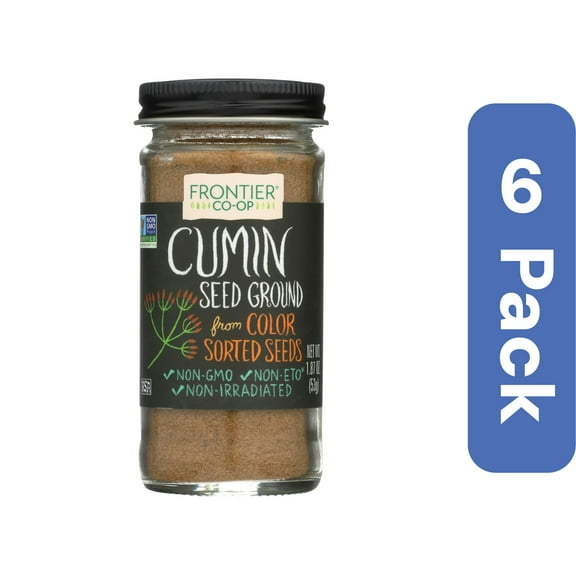 Frontier Herb Cumin Seed Ground Bottle 1.87 oz (Pack of 6)