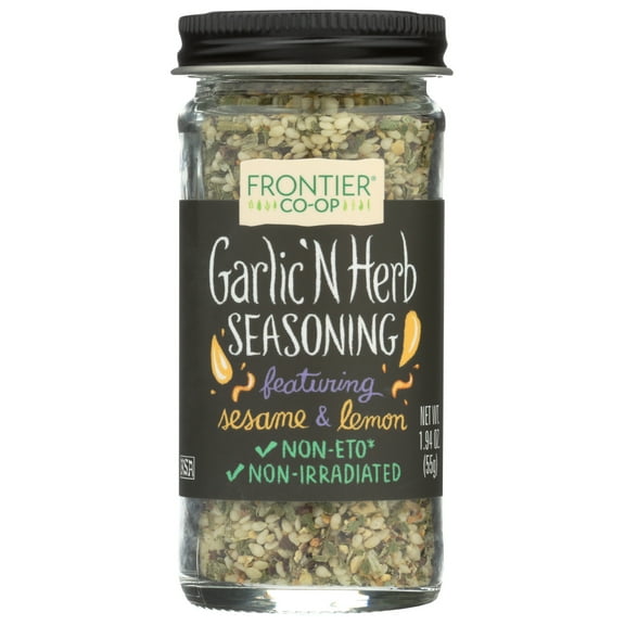 Frontier Herb Garlic N Herb Seasoning Blend, 1.68 Oz