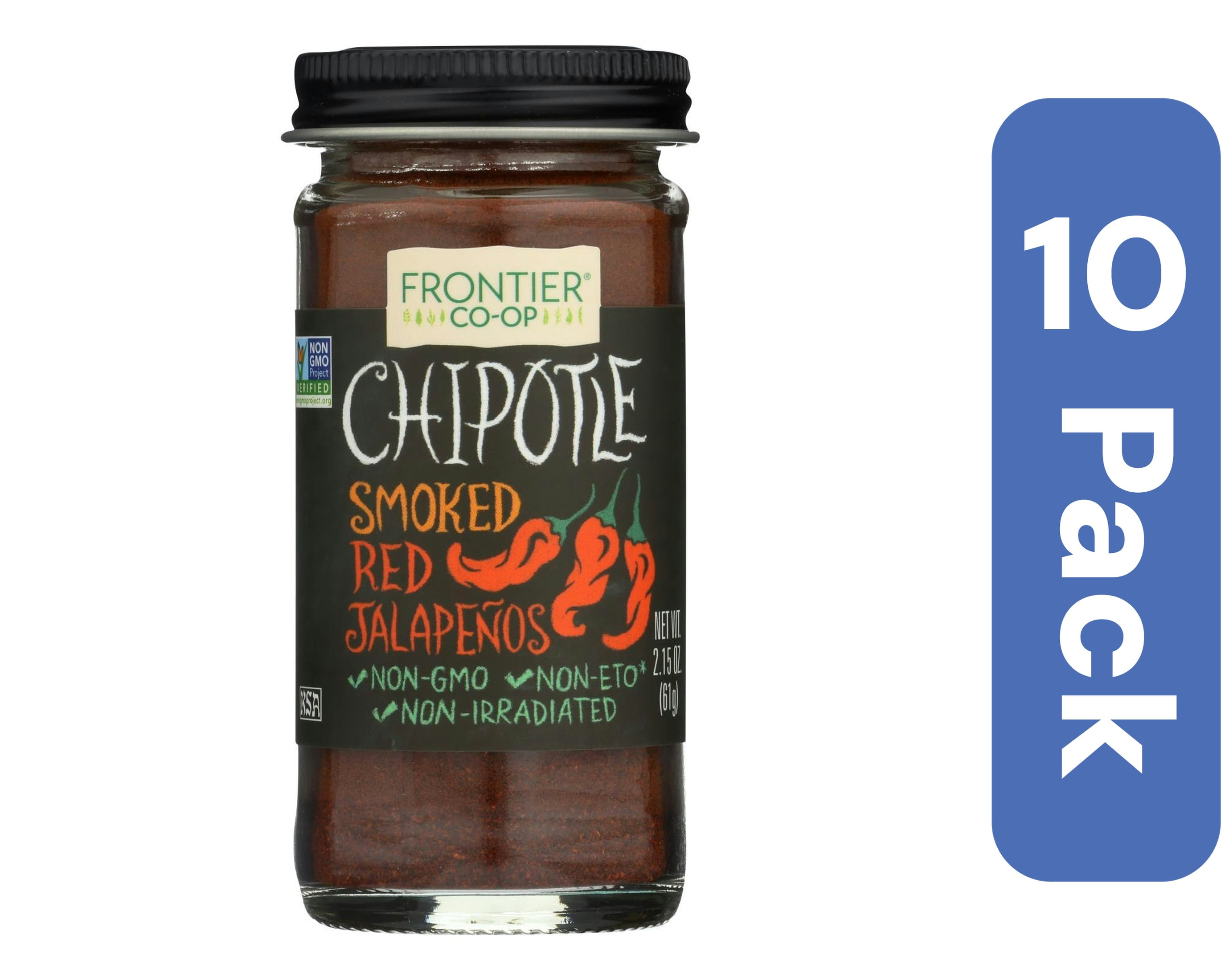 Frontier Herb Ground Chipotle Pepper 2.15 oz (Pack Of 10)