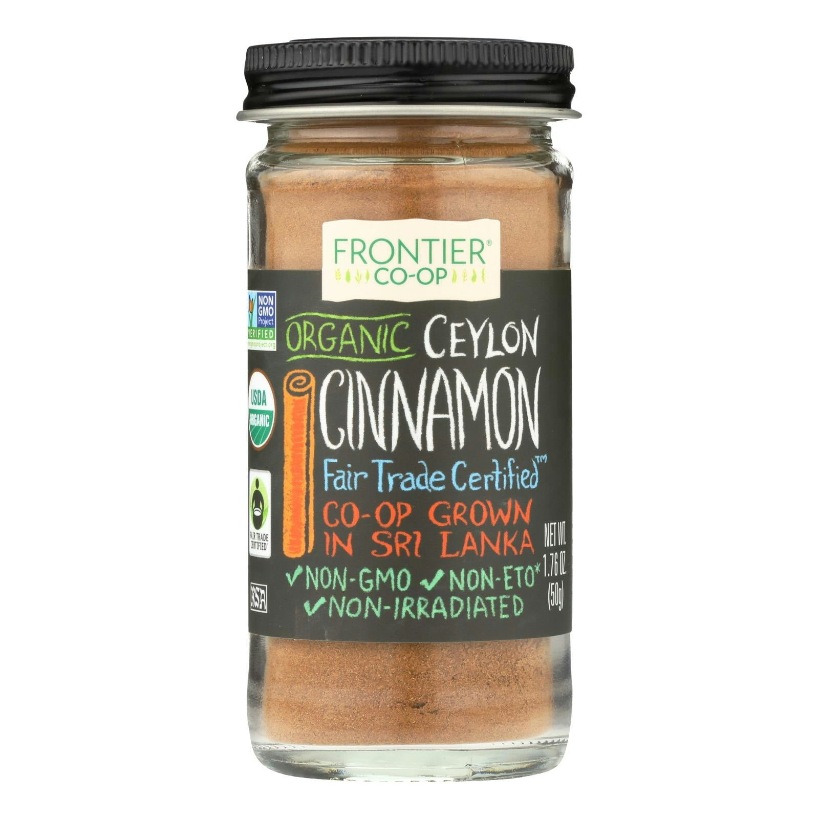 Frontier Herb Ground Cinnamon 1.76 oz (Pack Of 4)