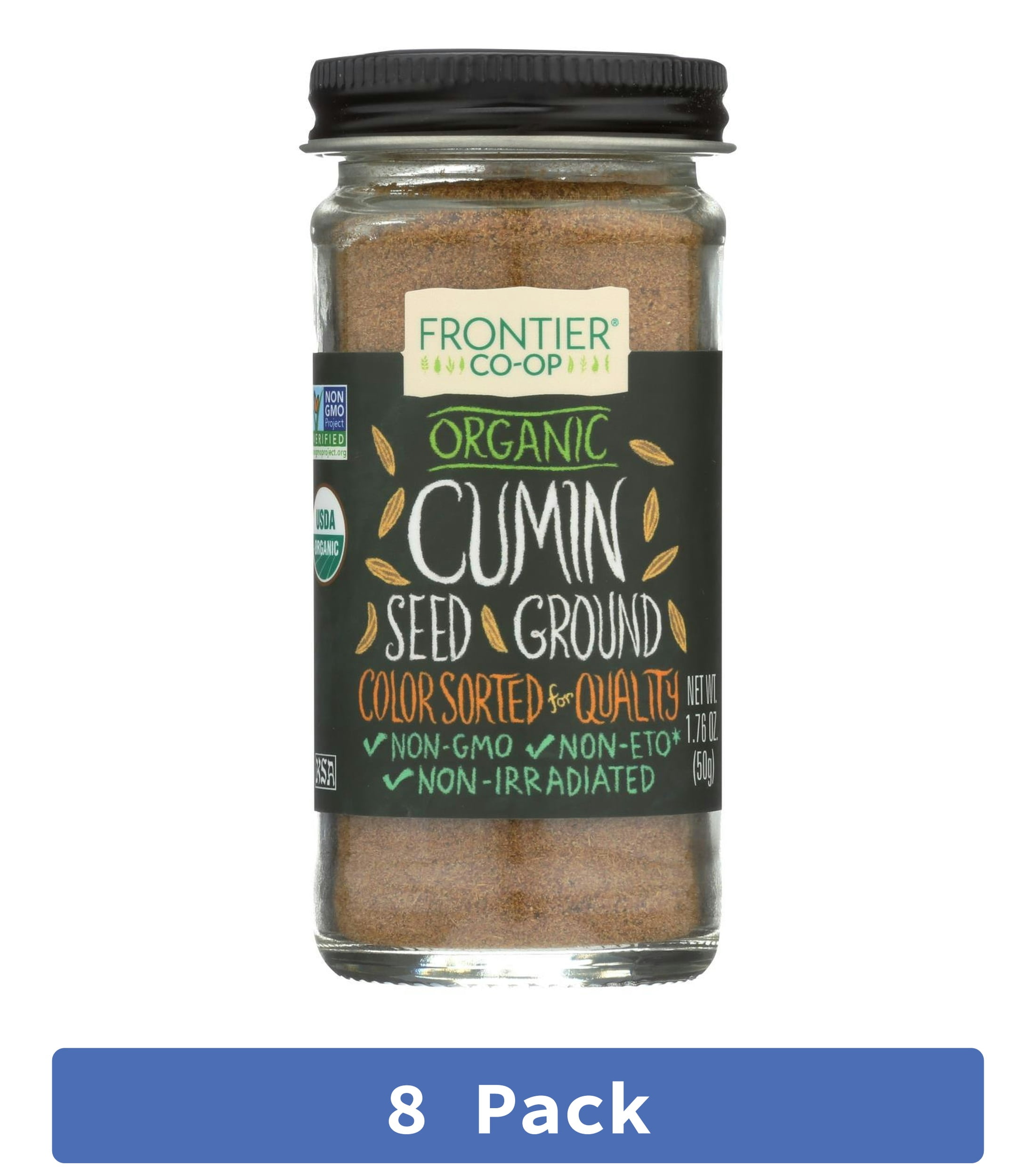 Frontier Herb Ground Cumin Seed 1.76 oz (Pack Of 8)