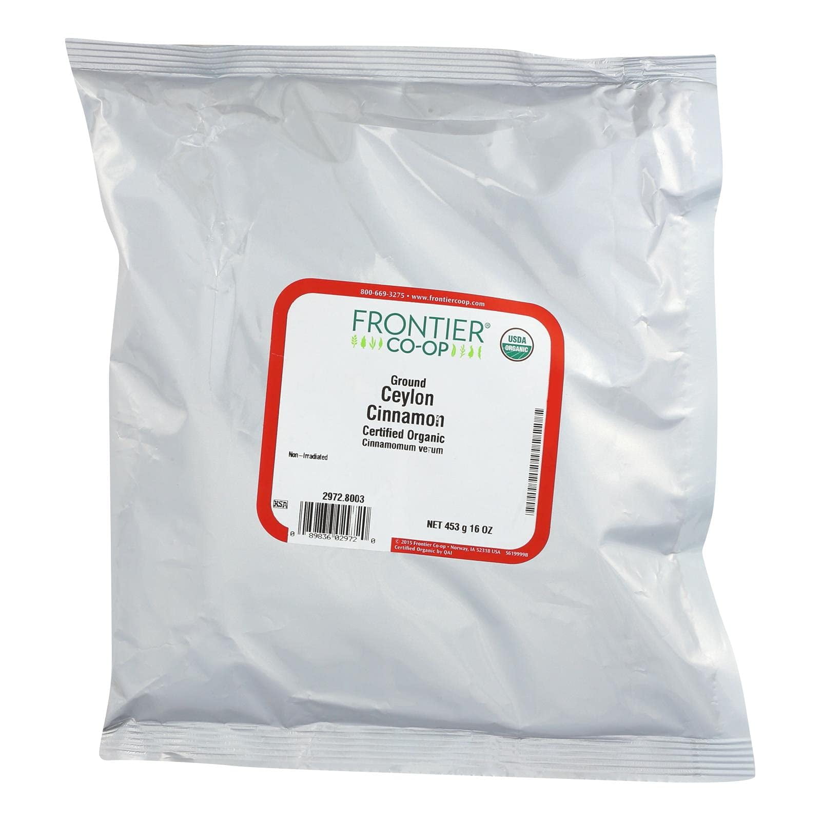 Frontier Herb Organic Ceylon Cinnamon Powder (2x1lb)2